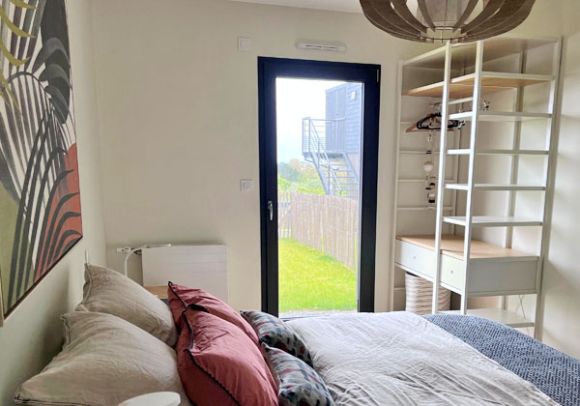 Bedroom 2 has direct access to the garden.