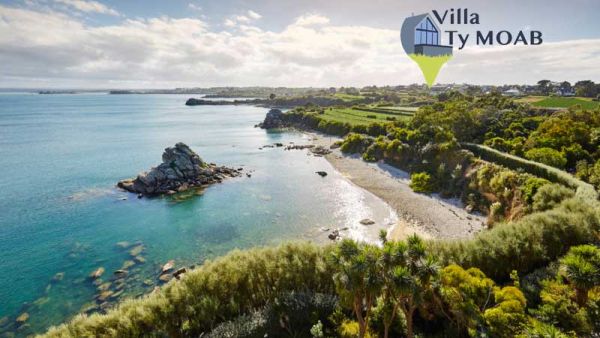 villa située dans la baie de Morlaix