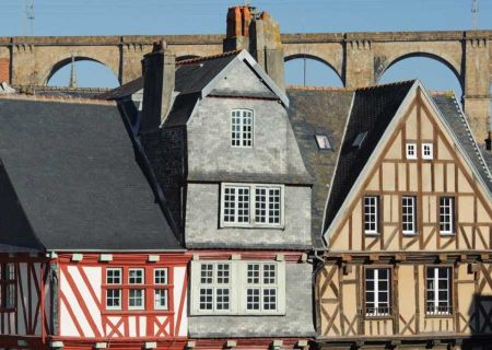 Morlaix est presque figée dans le temps, elle conserve un patrimoine architectural impréssionnant